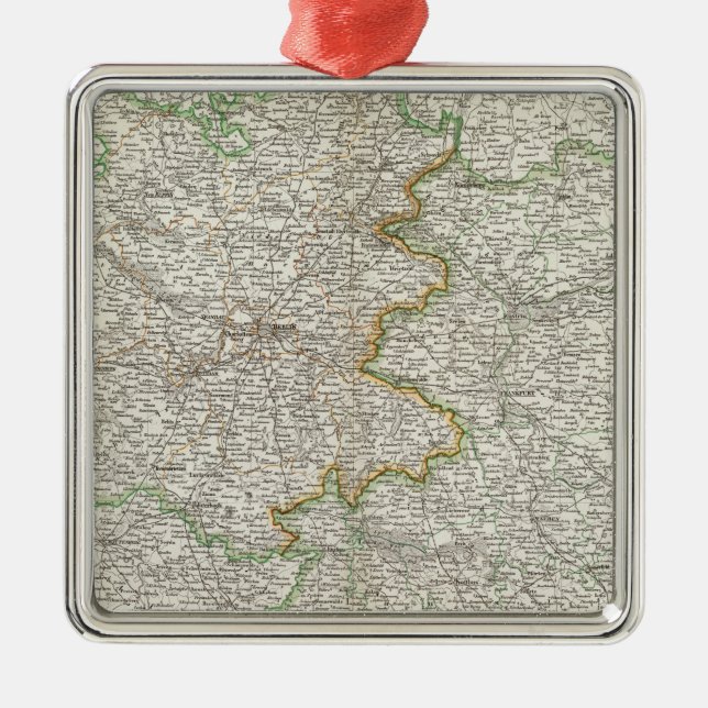 Brandenburg Silbernes Ornament (Vorne)