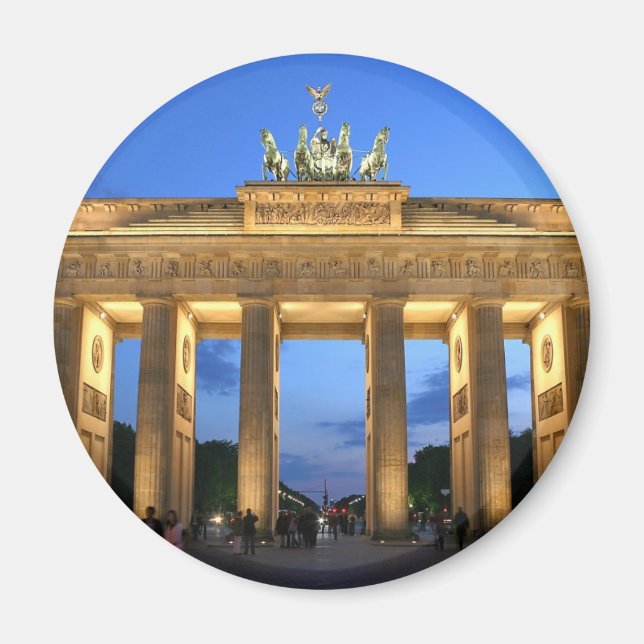 Brandenburger Abend Magnet (Vorne)