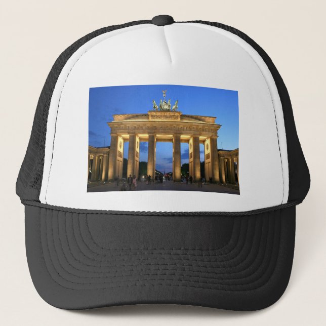 Brandenburger Abend Truckerkappe (Vorderseite)