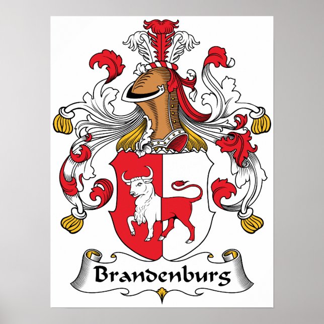 Brandenburger Familienwappen Poster (Vorne)