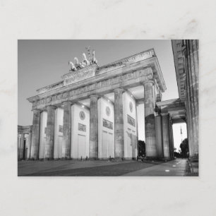 Brandenburger Felsen-Monochromphotographie Postkarte