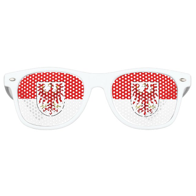 Brandenburger Retro-Sonnenbrille Partybrille (Vorderseite)