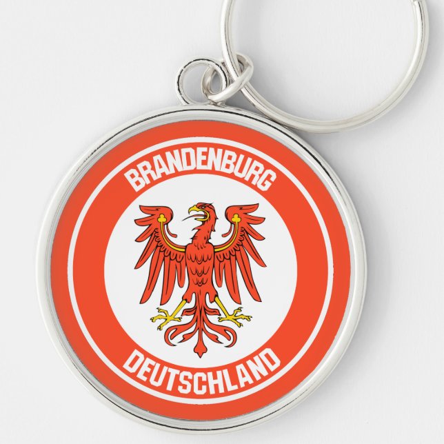 Brandenburger RundEmblem Schlüsselanhänger (Vorne)