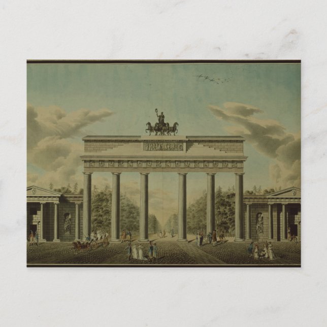 Brandenburger Tor, 1812 Postkarte (Vorderseite)