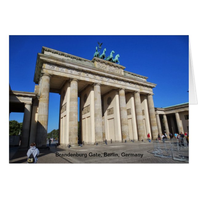 Brandenburger Tor, Berlin, Deutschland (Vorderseite (Horizontal))
