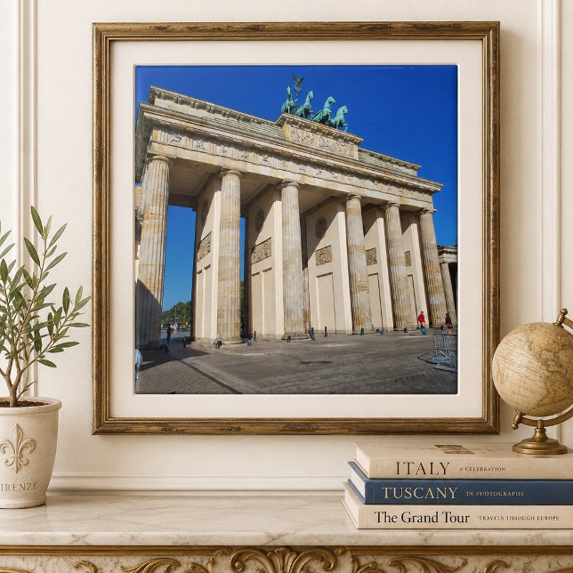 Brandenburger Tor, Berlin, Deutschland Fliese (Brandenburg Gate, Berlin, Germany Ceramic Tile)