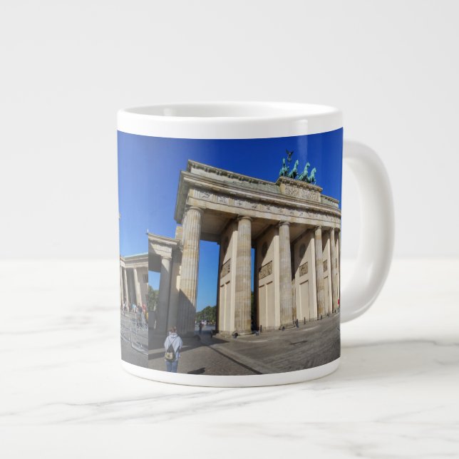 Brandenburger Tor, Berlin, Deutschland Jumbo-Tasse (Vorderseite Rechts)