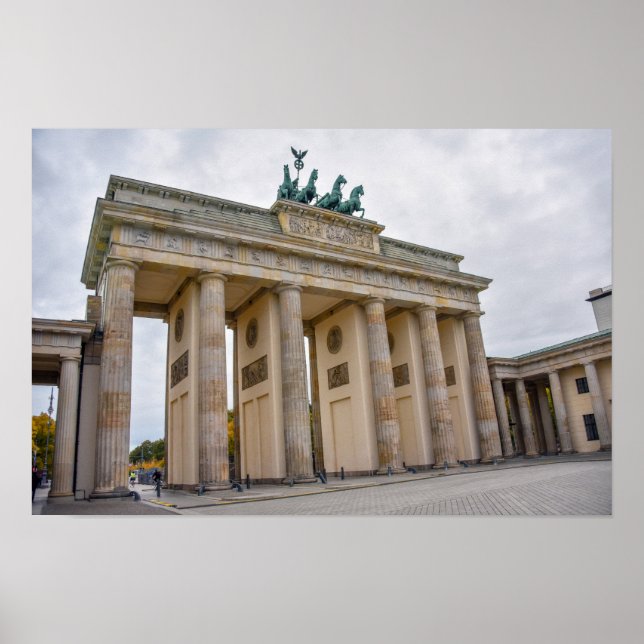 Brandenburger Tor, Berlin, Deutschland Poster (Vorne)