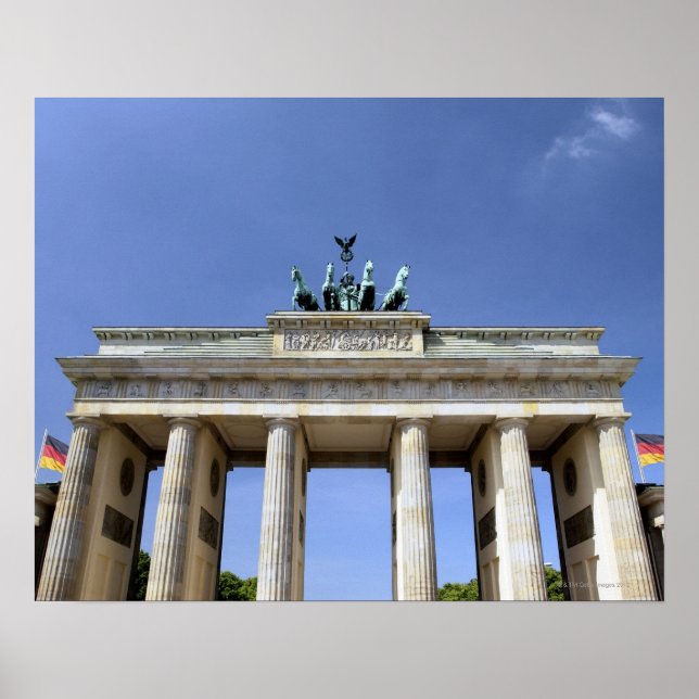 Brandenburger Tor, Berlin, Deutschland Poster (Vorne)