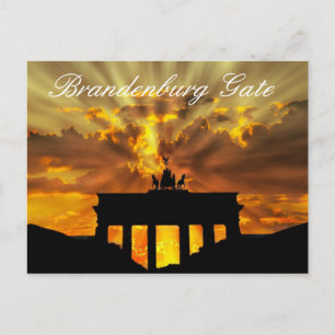 Brandenburger Tor, Berlin Deutschland Postkarte