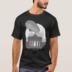 Brandenburger Tor Berlin Deutschland Silhouette Ou T-Shirt