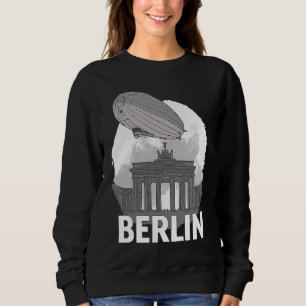 Brandenburger Tor Berlin Deutschland Silhouette Um Sweatshirt