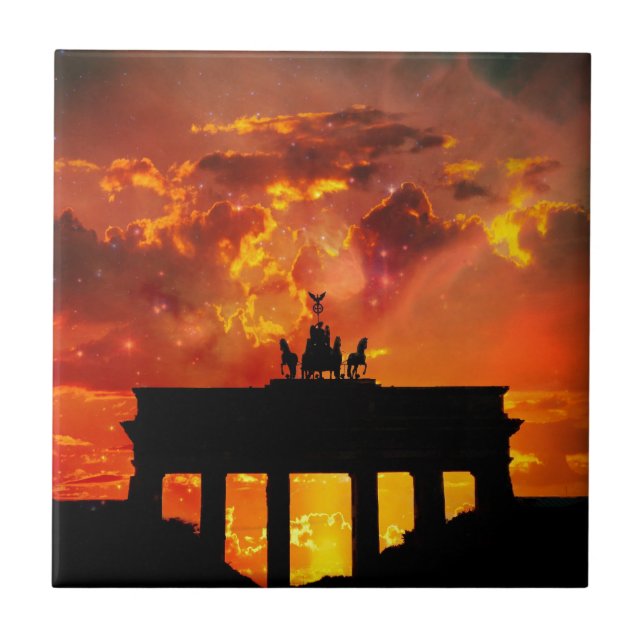 Brandenburger Tor, Berlin Fliese (Vorderseite)