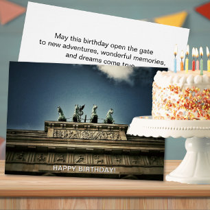 Brandenburger Tor Berlin Geburtstag