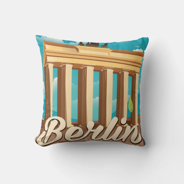 Brandenburger Tor Berlin Kissen (Vorderseite)