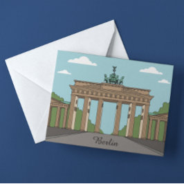 Brandenburger Tor Berlin – Klassisches Stadtdenkma Postkarte