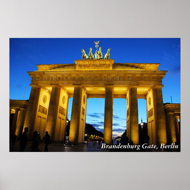 Brandenburger Tor, Berlin Poster (Vorne)