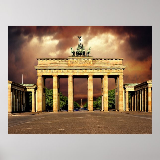 Brandenburger Tor Berlin Poster (Vorne)