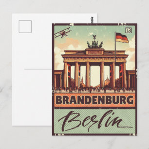 Brandenburger Tor-berlin-Tor, Berlin Holiday trip Postkarte