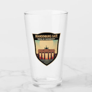 Brandenburger Tor Deutschland Reise Kunst Vintage Glas