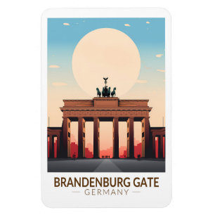 Brandenburger Tor Deutschland Reisen Vintag Magnet