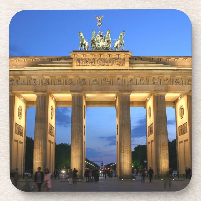 Brandenburger Tor Getränkeuntersetzer (Vorderseite)