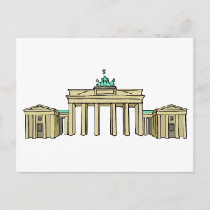 Brandenburger Tor in Berlin Postkarte