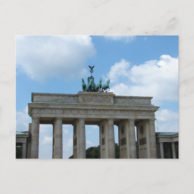 Brandenburger Tor Postkarte (Vorderseite)