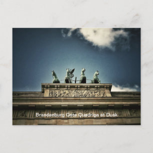 Brandenburger Tor Quadriga Ansicht in Berlin, Deut Postkarte