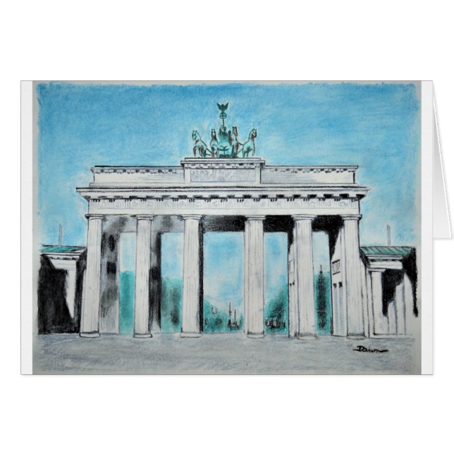 Brandenburger Tor Sketch (Vorderseite (Horizontal))
