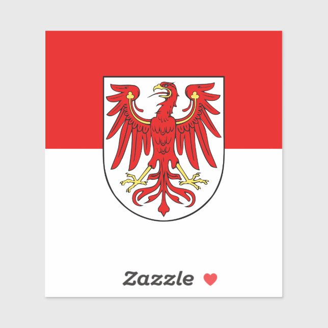 Brandenburger Vinyl-Aufkleber Aufkleber (Blatt)