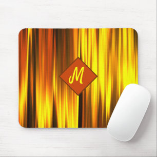 Brandflammfarbe der roten gelben Monografie Mousepad