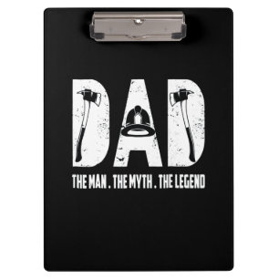 Brandgeschenk Der Mann der Mythos der Legende Klemmbrett