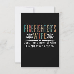 Brandgeschenk Feuerwehrliebhaber der Ehefrau