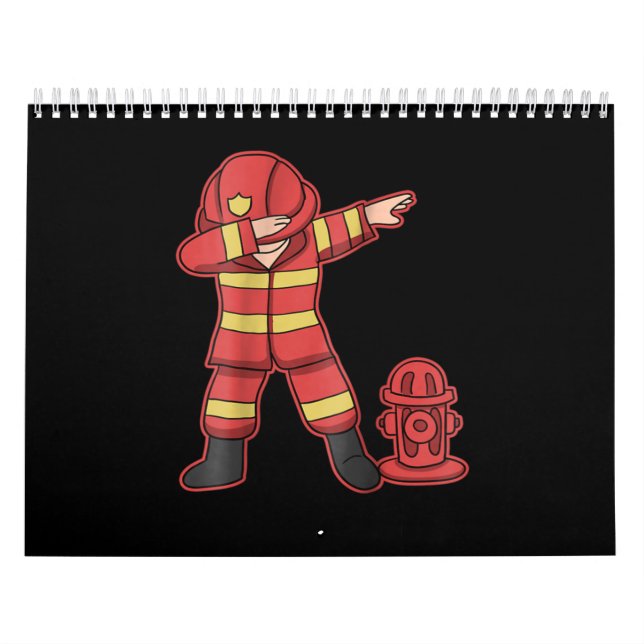 Brandgeschenk| Feuerwehrmann Kalender (Titelbild)