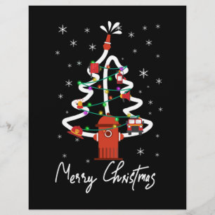 Brandgeschenk   Frohe Weihnachts-Feuerwehr Flyer