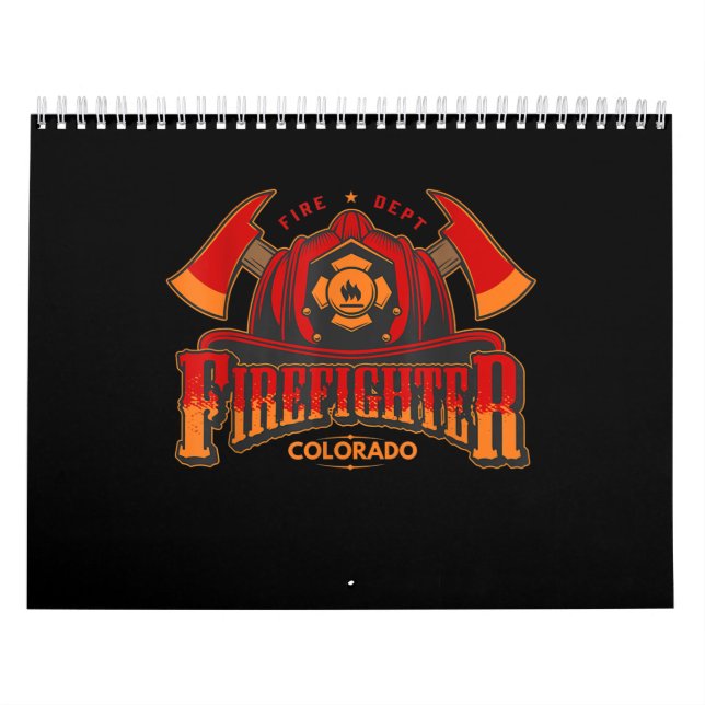 Brandgeschenk für Feuerwehrmann oder Frau Kalender (Titelbild)
