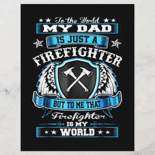 Brandgeschenk Mein Vater ist nur ein Feuerwehrma Flyer