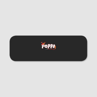 Brandgeschenk | Poppa Feuerwehrgeschenke Namensschild