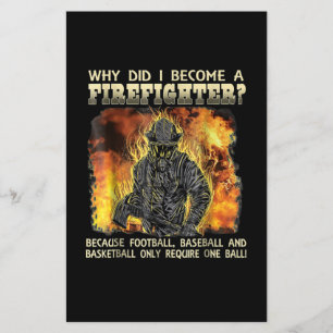 Brandgeschenk Warum wurde ich Feuerwehrmann? Flyer