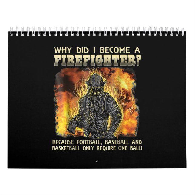 Brandgeschenk | Warum wurde ich Feuerwehrmann? Kalender (Titelbild)