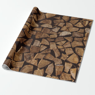Brandholzpalette Geschenkpapier