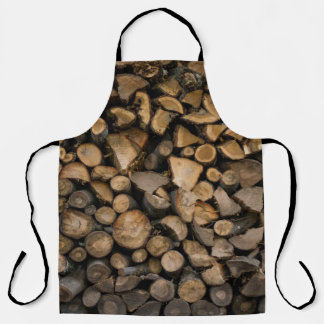 Brandholzstapel Schürze