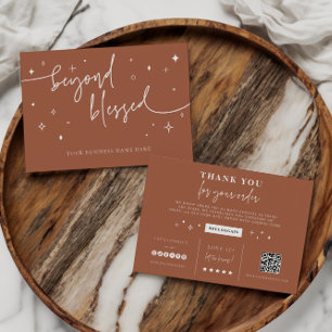 Branding Coupon Card Small Business Shop Vielen Da Einladung