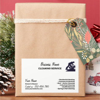 Branding For Pressure Washing Cleaning Business Rechteckiger Aufkleber