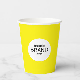 Branding für Minimalistische Logos für Unternehmen Pappbecher