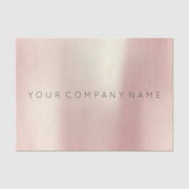 Branding Lux Rosa Gold Blush Metallic Pulver Seidenpapier