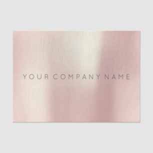 Branding Lux Rosa Gold Blush Metallic Pulver Seidenpapier