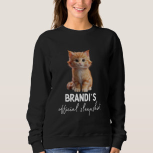 BRANDI'S Offizielles Katzen-Schlafshirt Pyjama Sweatshirt