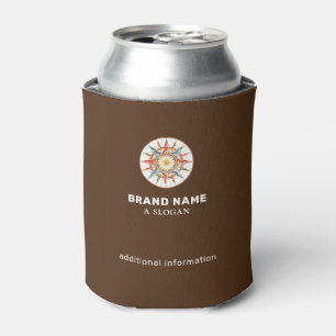 Brandmarkenmarkenwerbung braun kann kühler werden dosenkühler